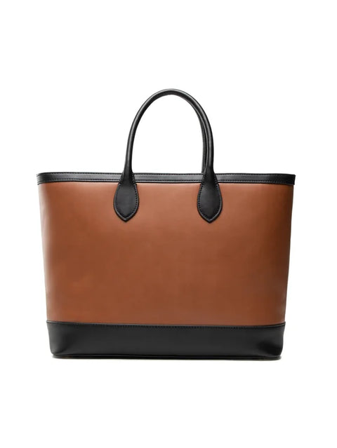 Trussardi Women's Brown & Black Hand Bag | Trussardi In Lebanon