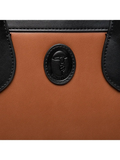 Trussardi Women's Brown & Black Hand Bag | Trussardi In Lebanon