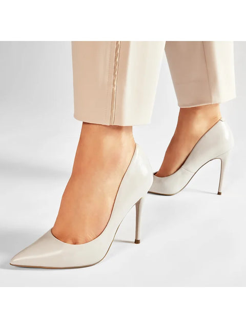 Steve Madden Women's Bone Leather Daisie Heels | Steve Madden In Lebanon