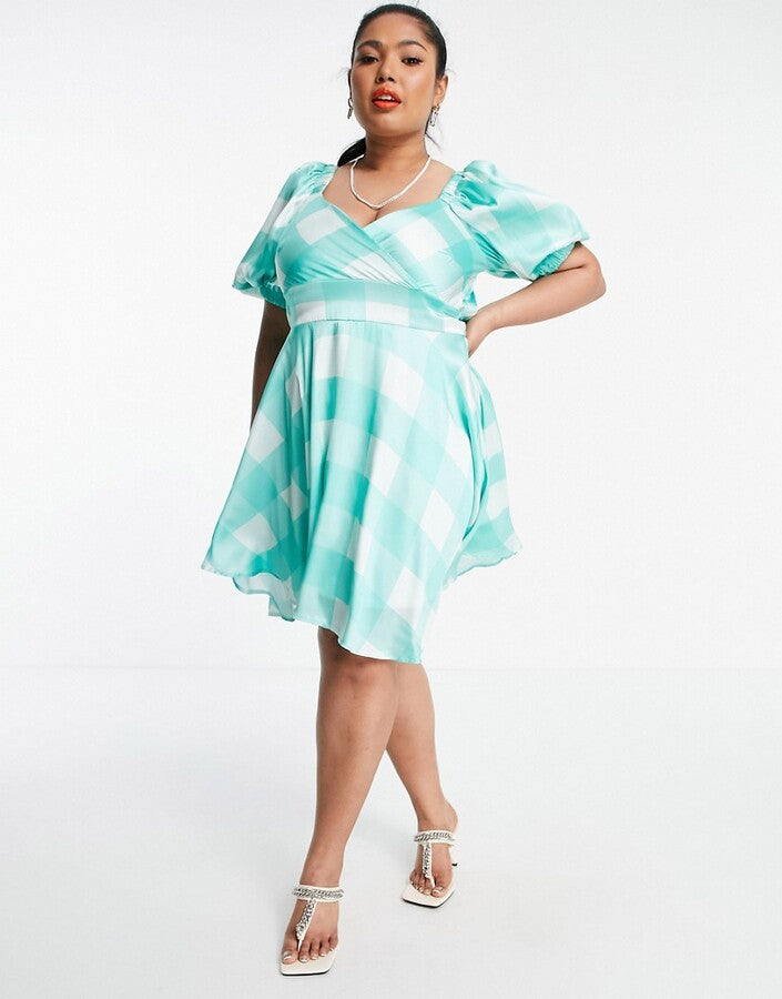 Twisted Women's Mint Dress AMF1167