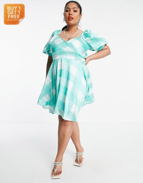 Twisted Women's Mint Dress AMF1167
