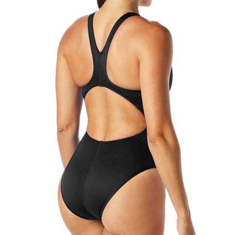 TYR Women's Black Durafast Elite Solid Maxfit swimsuit | TYR in Lebanon