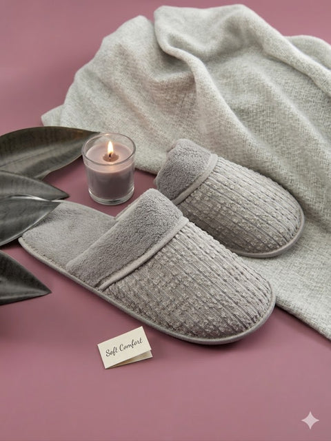 Sinsay Men's Grey Fur Slippers | Sinsay In Lebanon