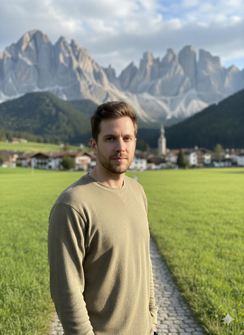 Only & Sons Men's Khaki Crew Neck Sweater | Only & Sons In Lebanon