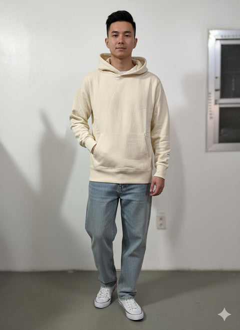 Rebel Refined  Men's Off White Hoodies | Refined Rebel In Lebanon