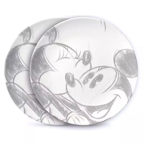 Disney Mickey Mouse Durable Porcelain Dinner Plates 2pcs x 27cm | Disney In Lebanon