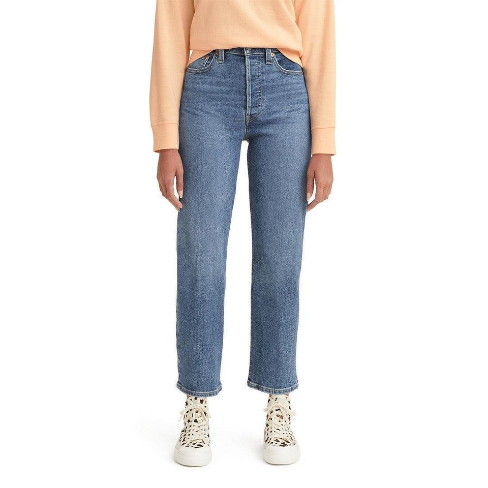 Levi's Women's Blue Ribcage Straight Ankle Jeans | Levi's In Lebanon