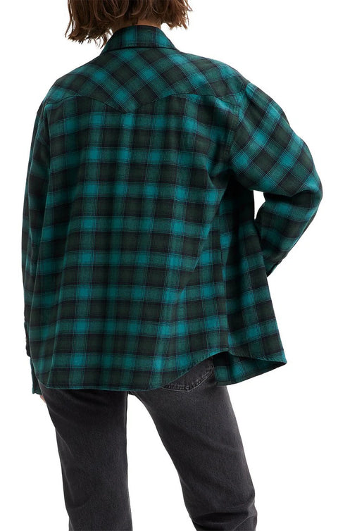 Levi's  Women's Petrol Plaid Shirt  |Levi's In Lebanon
