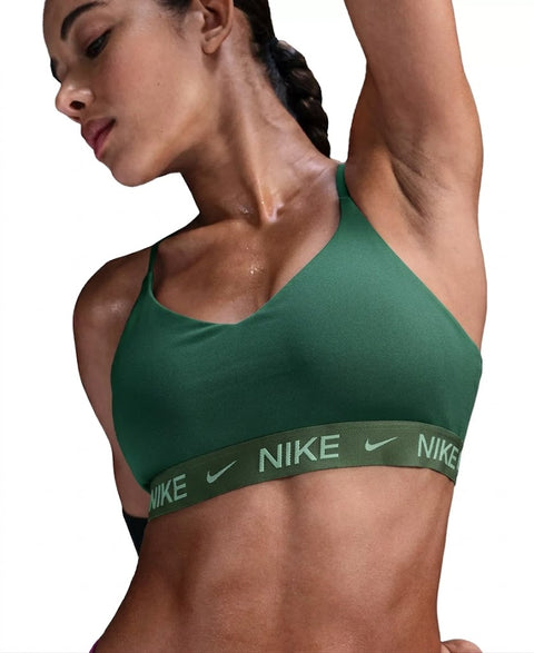 Nike Women's Green Indy Light-Support Padded Adjustable Sports Bra | Nike In Lebanon