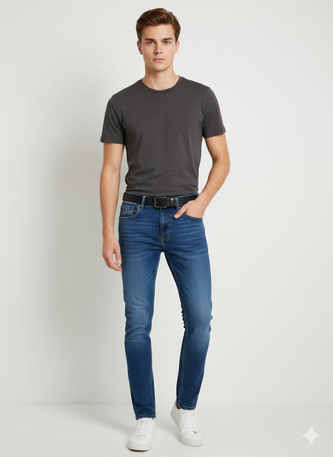 Rebel Refined  Men's Navy Jeans | Rebel In Lebanon