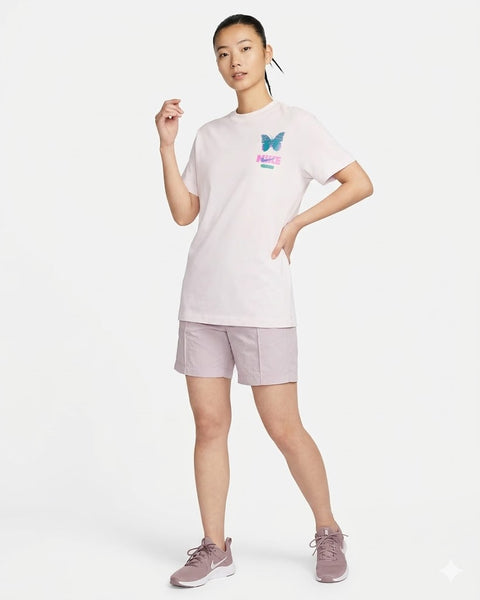 Nike Women's Off White Sportswear Graphic Boyfriend Crewneck T-Shirt | Nike In Lebanon