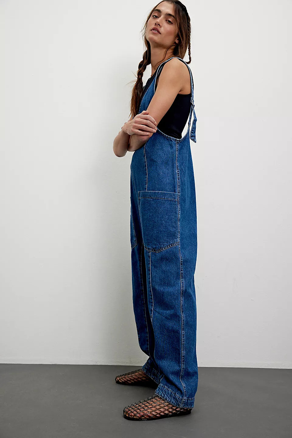We The Free Women's Blue Jumpsuit With Straps | We The Free In Lebanon