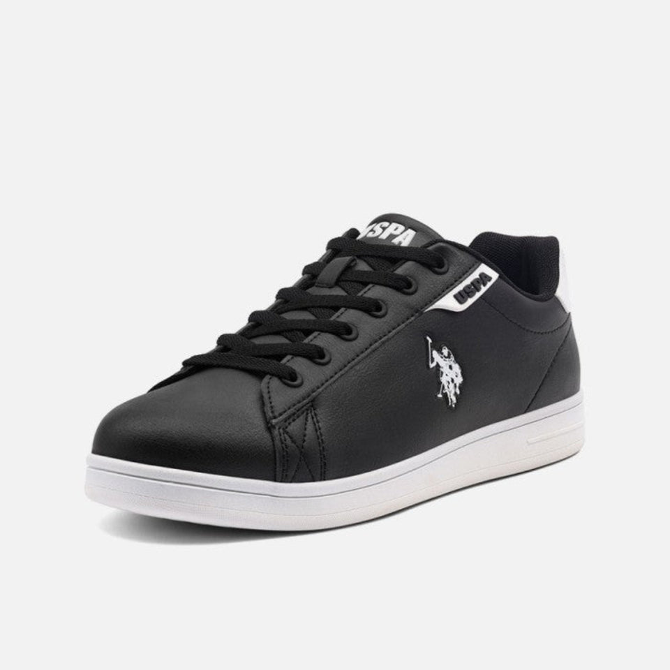 U.S. Polo Assn. Women's Black & White Costa 4Fx Sneakers
