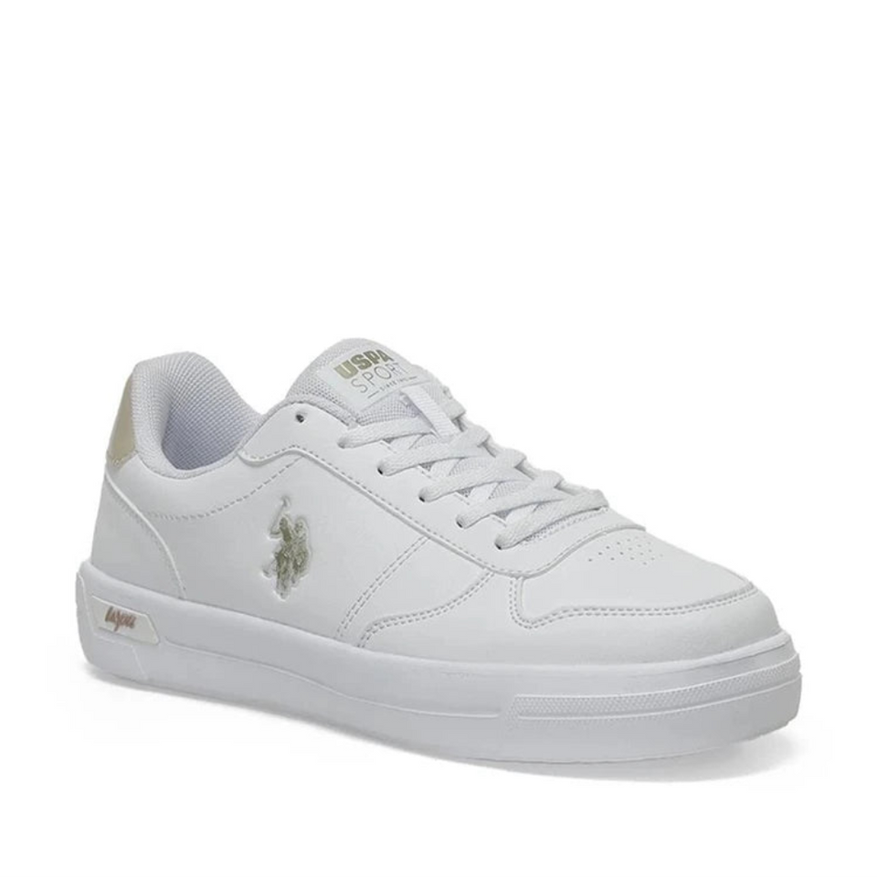 U.S. Polo Assn. Women's White Ellis 3Pr Sneakers