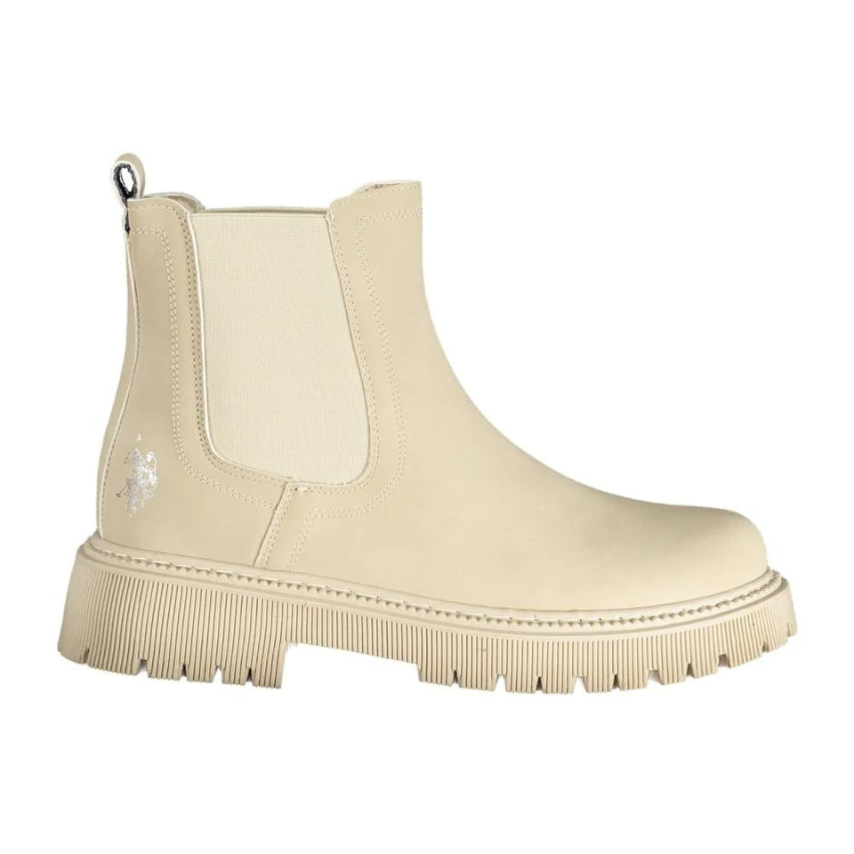U.S. Polo Assn. Women's Light Beige Rocky Boots