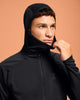 On Clouds Run Men's Black Climate Zip Hooded Sports Jacket | On In Lebanon