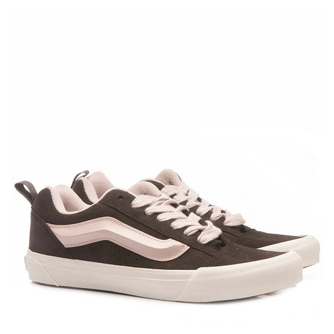 Vans Women's Dark Brown & Rose KNU Skool Sneakers |Vans In Lebanon