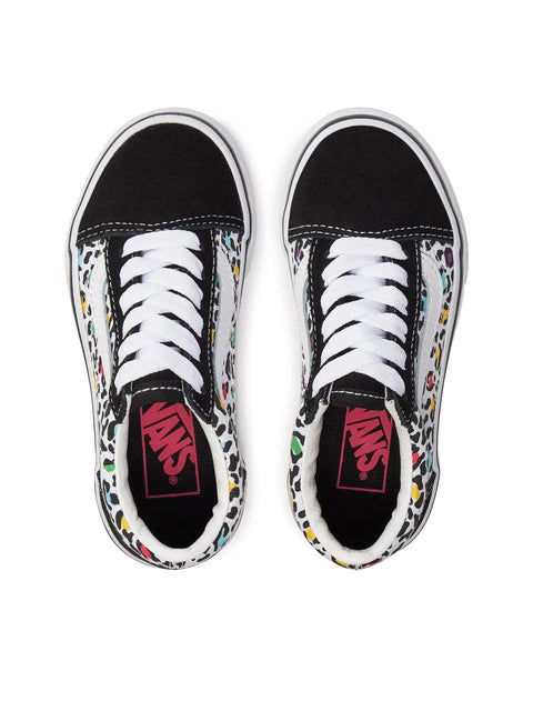 Vans Girl's Black/Multi Old Skool Sneakers | Vans In Lebanon