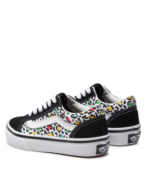 Vans Girl's Black/Multi Old Skool Sneakers | Vans In Lebanon