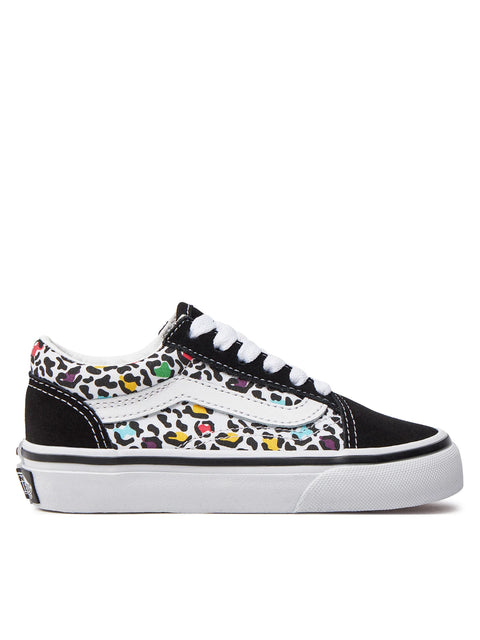 Vans Baby Girl's Black/Multi Old Skool Sneakers | Vans In Lebanon