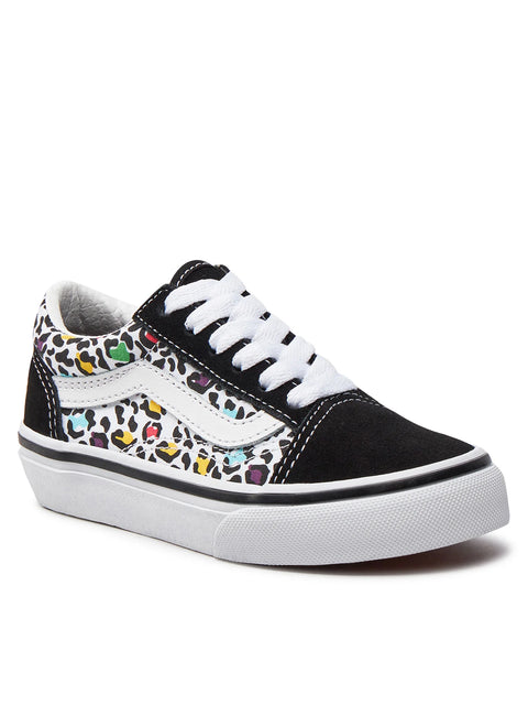 Vans Baby Girl's Black/Multi Old Skool Sneakers | Vans In Lebanon