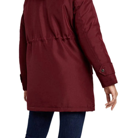 Vero Moda Women's Burgundy Parka Excursion Expedition 3/4 Noos Jacket  | Vero Moda In Lebanon
