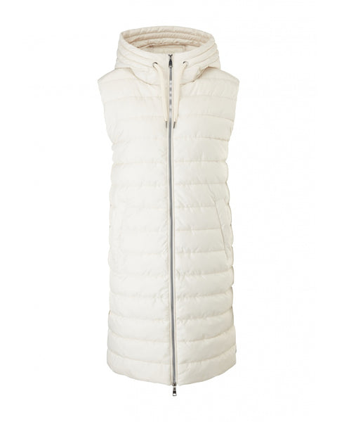 S.Oliver Women's Off White Hooded Vest | S.Oliver In Lebanon