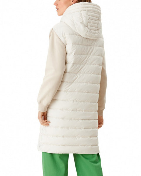 S.Oliver Women's Off White Hooded Vest | S.Oliver In Lebanon