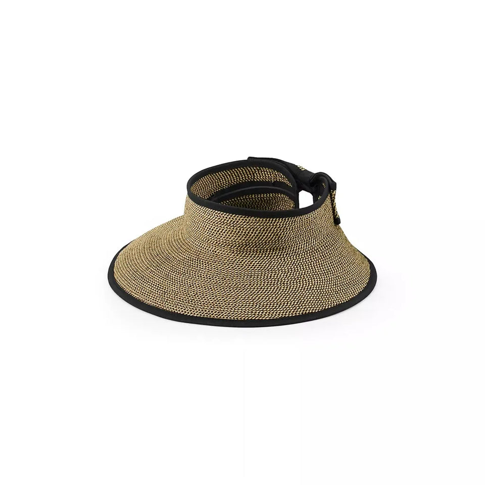 Sunday Afternoons Women's Tan & Black Garden Visor Hat