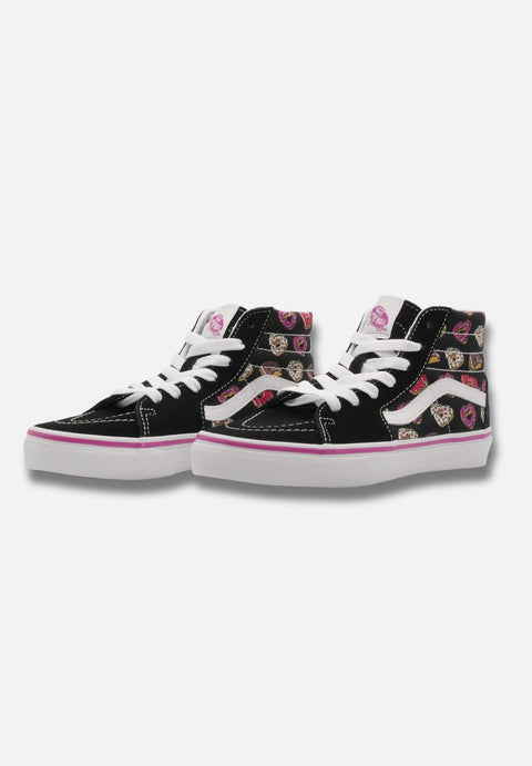 Vans Girl's Black Donuts Sk8-Hi High Sneakers | Vans In Lebanon