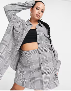 Asos Design Women's Multicolor Coat ANF2183