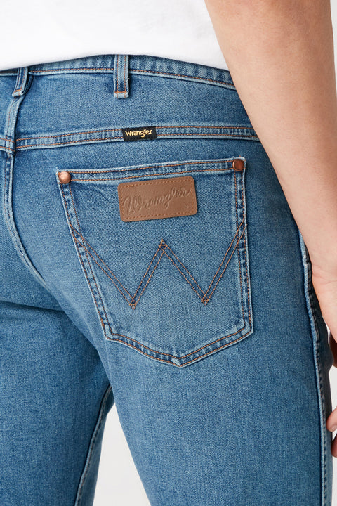 Wrangler Men's Blue Western Zipper Jeans | Wrangler In Lebanon