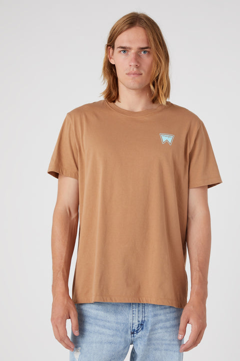 Wrangler Men's Brown New Relaxed T-Shirt | Wrangler In Lebanon