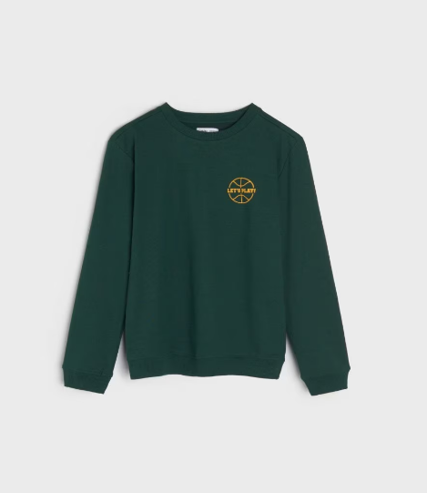 Sinsay Boy's Dark Green Sweatshirt |Sinsay In Lebanon