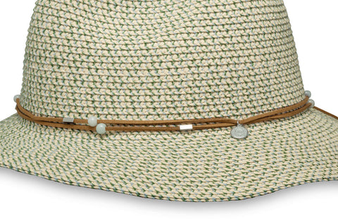 Sunday Afternoons Women's Misty Blue Wonderlust Fedora Hat | Sunday Afternoons In Lebanon