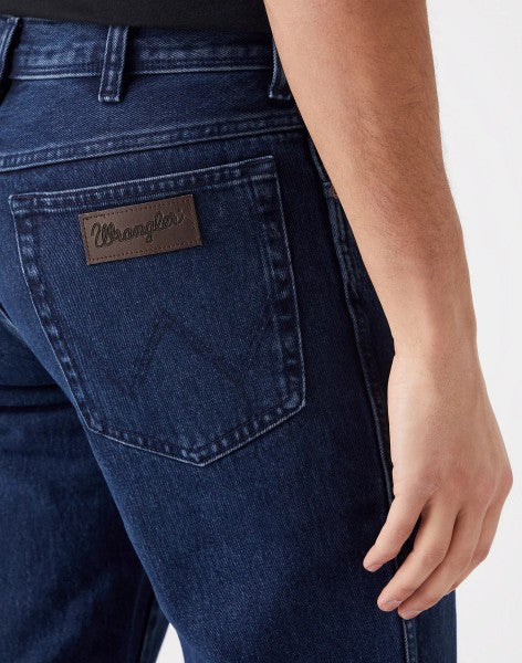 Wrangler Men's Dark Blue Texas 821 Authentic Straight Jeans | Wrangler In Lebanon