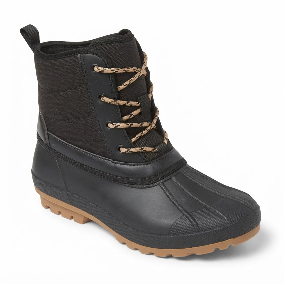 Universal Thread Women's Black Memory Foam Insole Round Toe Boots