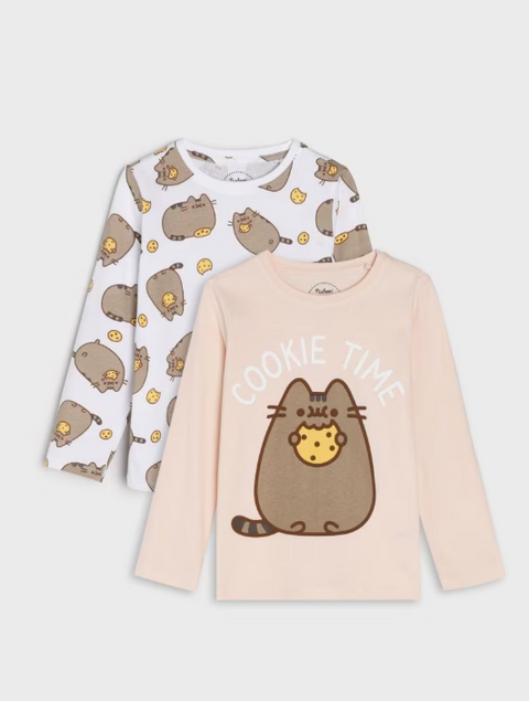 Sinsay Girl's Pack Of 2 Multicolor Blouses ANFK110