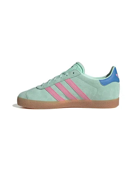 Adidas Women's Green & Pink Gazelle J Sneakers | Adidas In Lebanon
