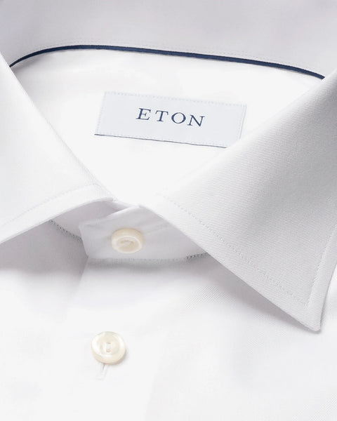 Eton Men's White Signature Twill Shirt |Eton In Lebanon
