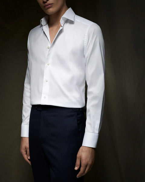 Eton Men's White Signature Twill Shirt |Eton In Lebanon