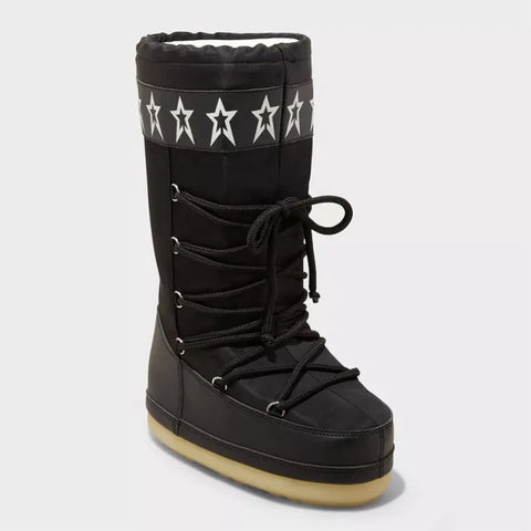 Wild Fable Women's Black Buffy Winter Boots |Wild Fable In Lebanon