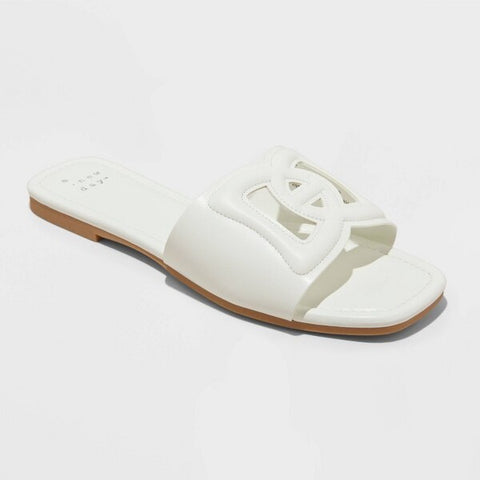 A New Day Women's White Deidra Slipper | A New Day In Lebanon