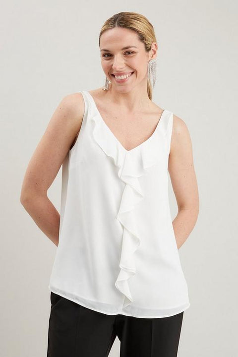 Wallis Women's White Blouse BYY01106 FE1152(SHR)