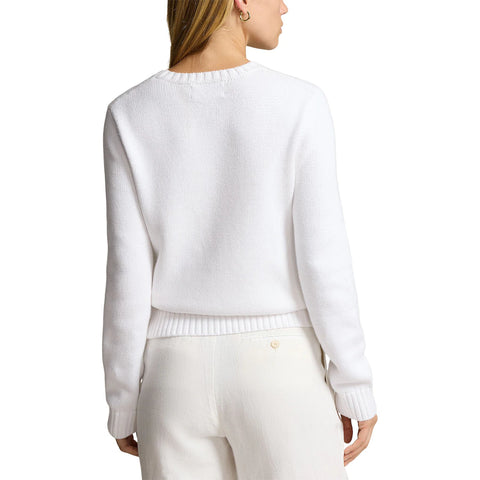 Polo Ralph Lauren Women's White Printed Sweater | Polo Ralph Lauren In Lebanon