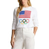 Polo Ralph Lauren Women's White Printed Sweater | Polo Ralph Lauren In Lebanon
