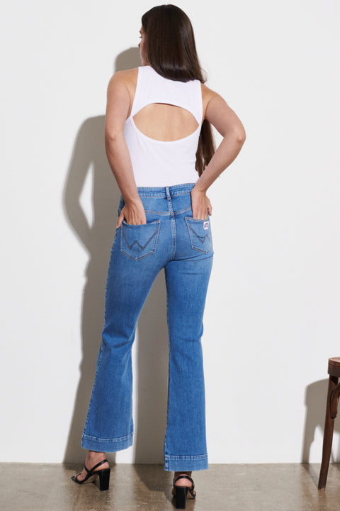Wrangler Women's Blue Flare 623 Jeans | Wrangler In Lebanon