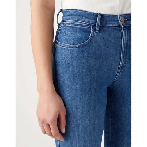Wrangler Women's Blue Slim Fit Jeans | Wrangler In Lebanon