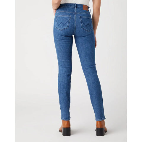 Wrangler Women's Blue Slim Fit Jeans | Wrangler In Lebanon