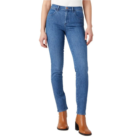 Wrangler Women's Blue Slim Fit Jeans | Wrangler In Lebanon